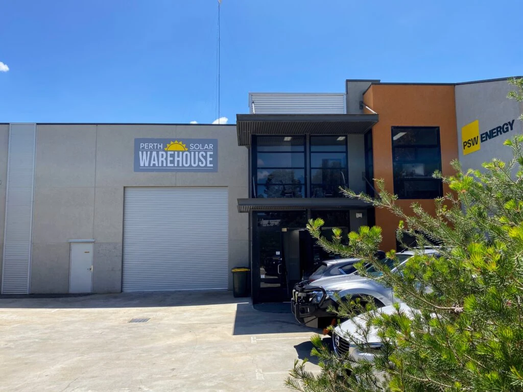 Street view of Perth Solar Warehouse and PSW Energy for Best Solar Companies Perth WA feature article