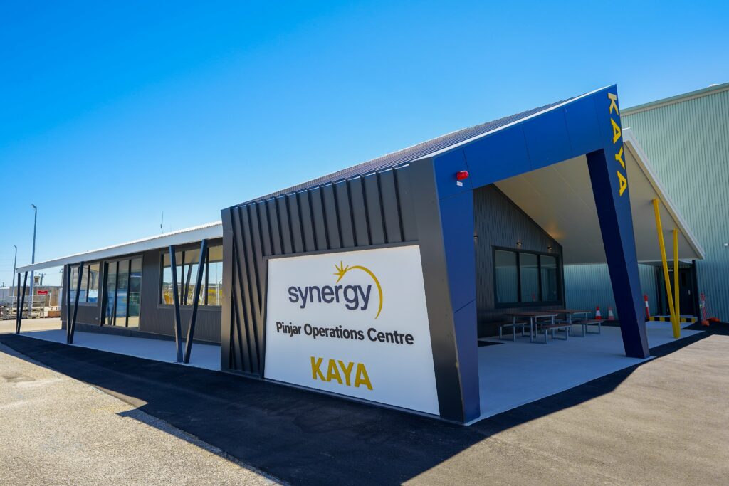 Synergy Kaya GAs fired power station with blue sky in the background image for Synergy Electricity Rates Perth WA