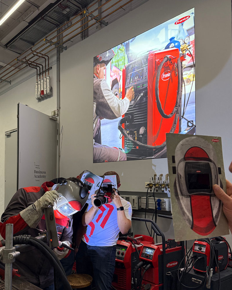 Precision-Fronius-welding-demonstration