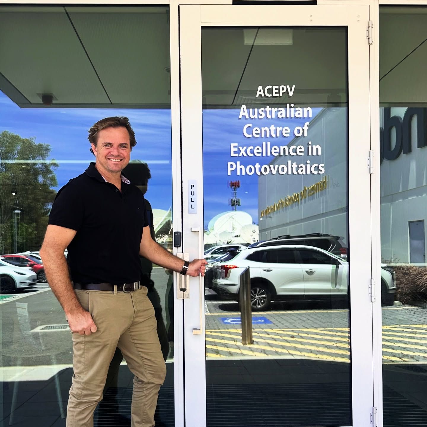 Derek McKercher at Australian Centre of Excellence PV